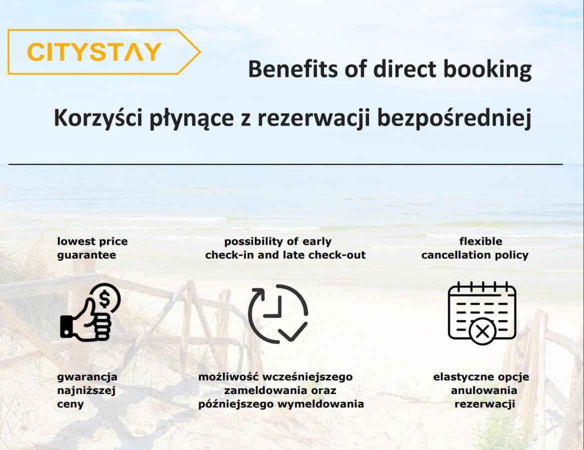 Citystay Brabank Gdansk Apartment מראה חיצוני תמונה